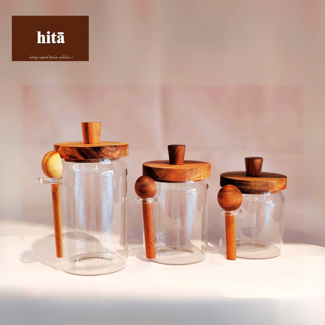 EARTHY PANTRY JAR SET (3 piece)
