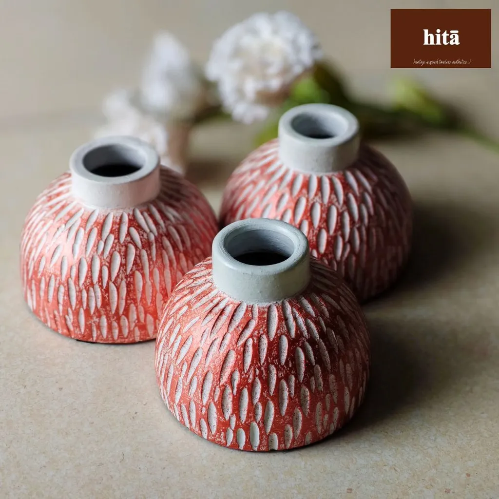 Rustic Aura - Textured Globe Vase
