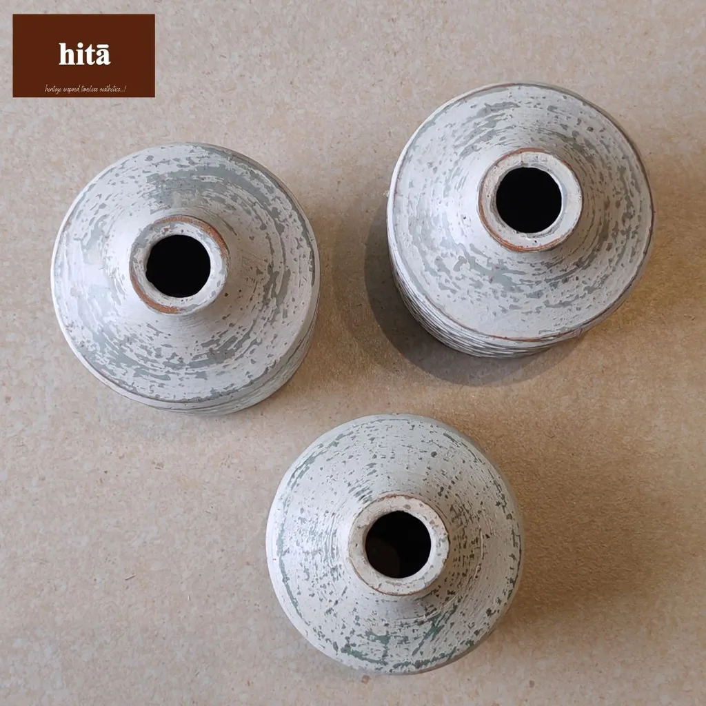 Rustic Aura - Pebble Vase