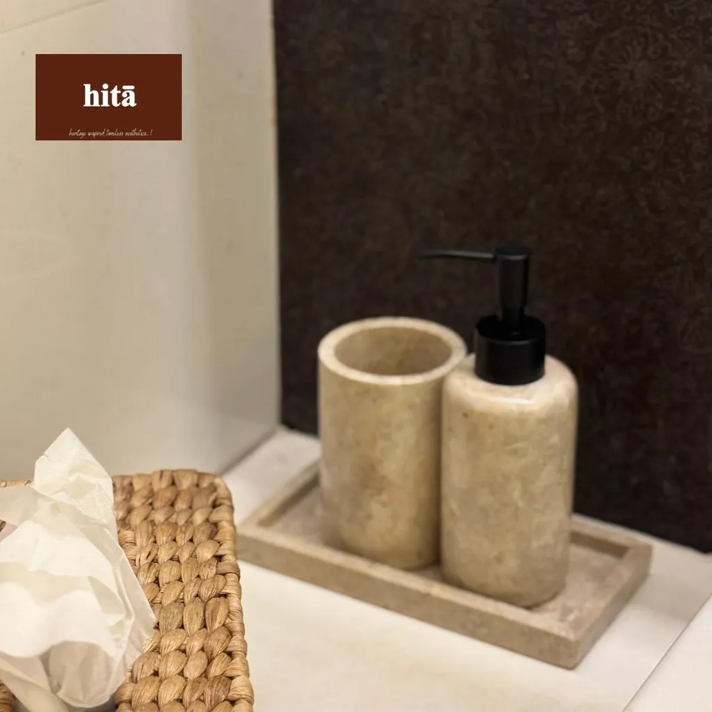Marble elegance Bath Accessory Set (3 Piece set)